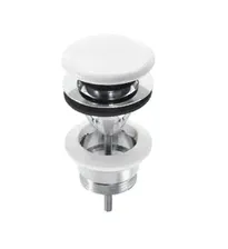 Донный клапан Roca 505401100 click-clack для раковины белый