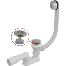 Сифон ALCAPLAST для ванны click/clack металл A504CKM