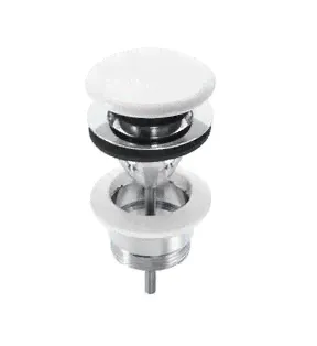 Донный клапан Roca 505401100 click-clack для раковины белый