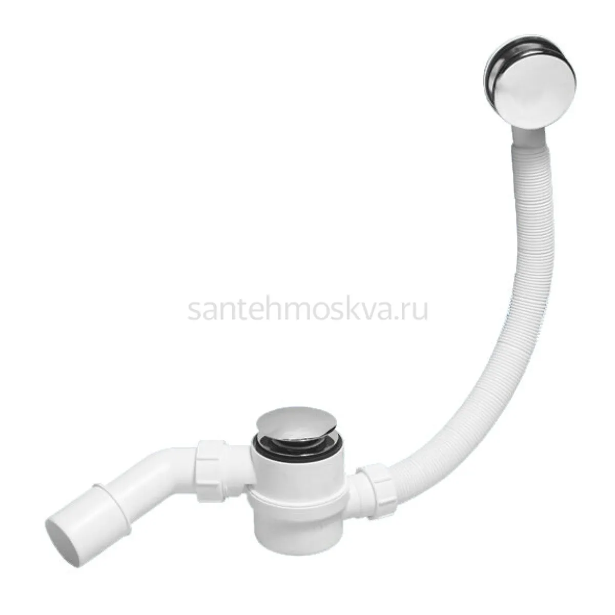 Сифон для ванны автомат McAlpine MRB12, click-clack (cлив-перелив)