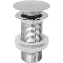 Донный клапан WellWant, WWS02110M click-clack Хром
