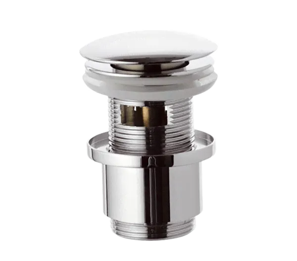 Донный клапан click-clack с переливом короткий 1 1/4" Remer 905CC2114BG
